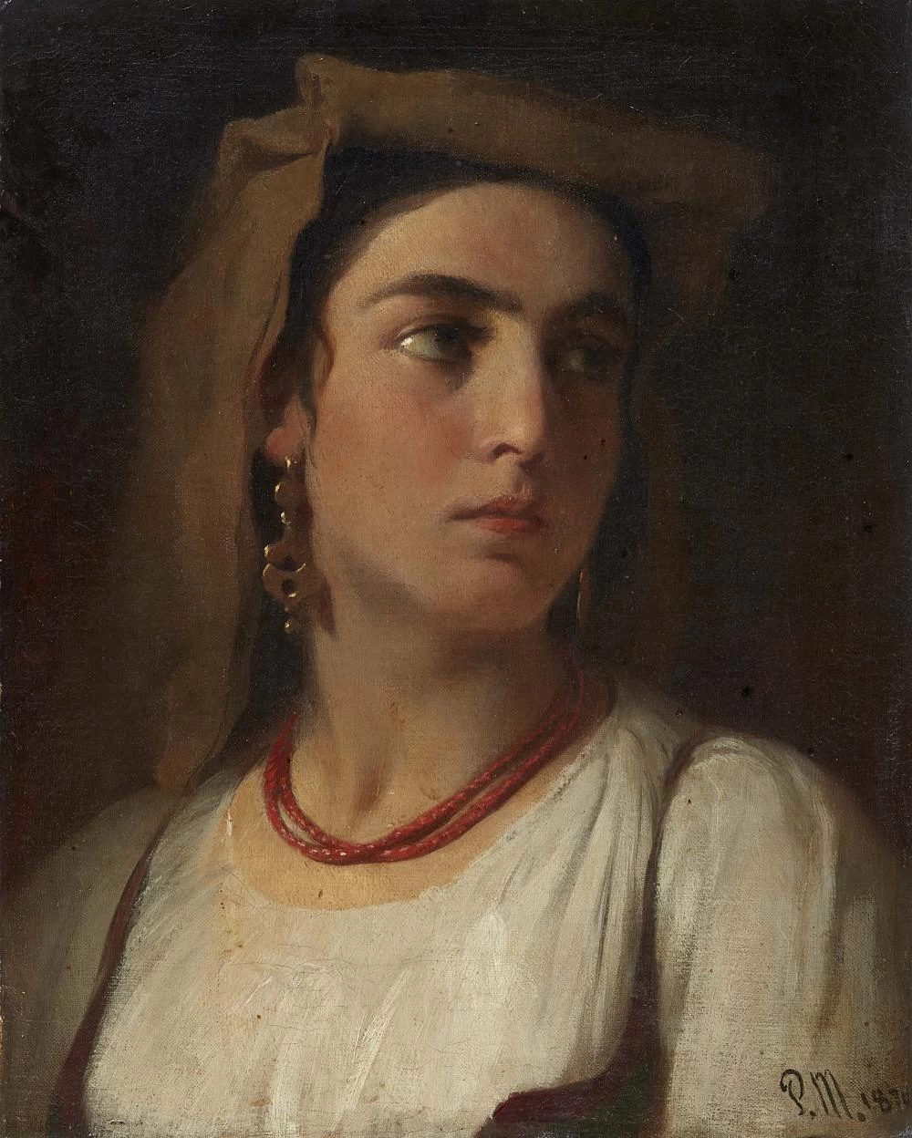 Giovane donna napoletana